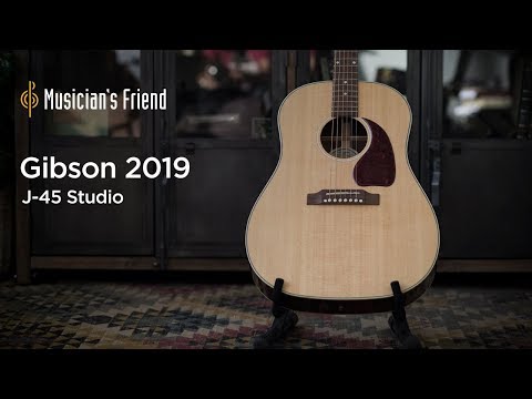 Gibson 2019 J-45 Studio Acoustic-Electric Guitar Demo