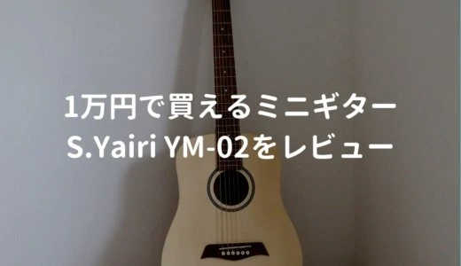 S.ヤイリ YM-02をレビュー。実演動画付きで使い勝手や音質を解説