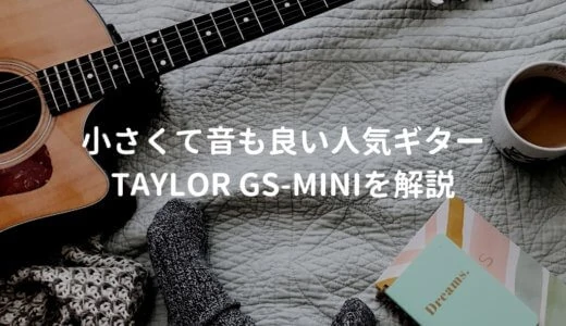 Taylor（テイラー）GS-MINIをレビュー。小さいけど音は本格的なパーラーギター