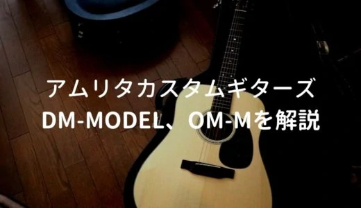 アムリタカスタムギターズ DM-Model、OM-Mを解説。ホンジュラス・マホガニー使用の万能アコギ