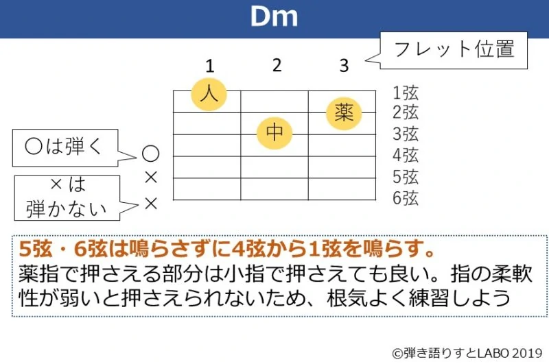 Dmコードの解説資料