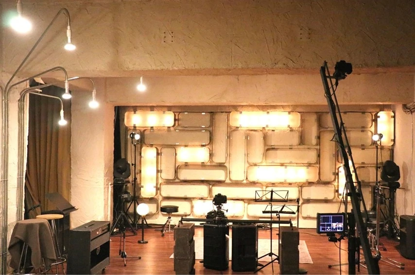 三軒茶屋GRAPEFRUIT MOONのステージの撮影風景