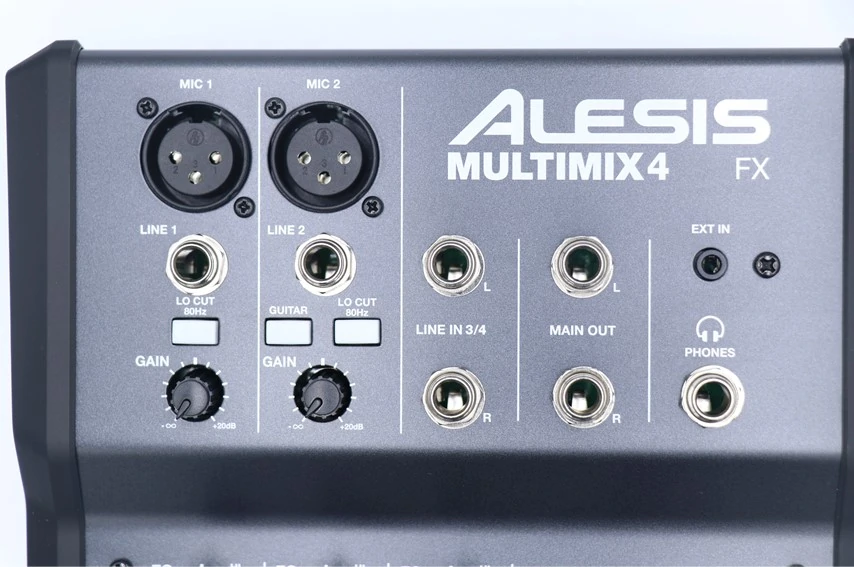 ALESIS MULTIMIX 4 USB FXの入力端子