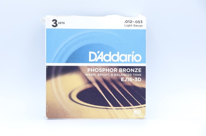 D'Addario ダダリオ アコースティックギター弦 フォスファーブロンズ Light .012-.053 EJ16-3D 3set入りパ