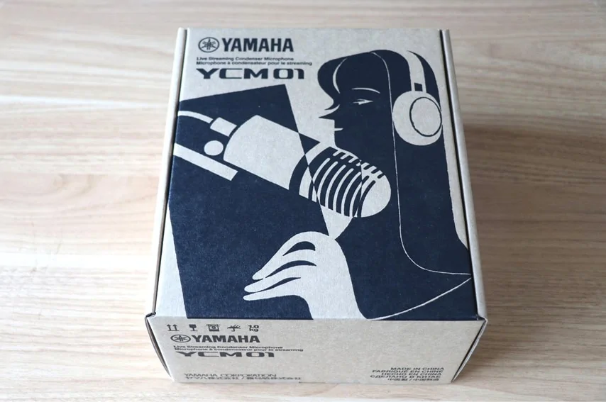 YAMAHA YCM01の外箱