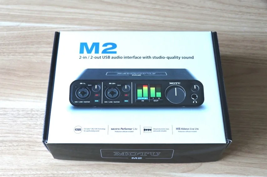 MOTU M2をレビュー。2万円台の高音質なオーディオインターフェイス 