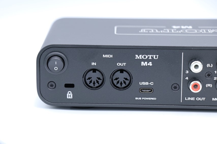 MOTU M4をレビュー。優れた音質で入出力端子も豊富なオーディオ 