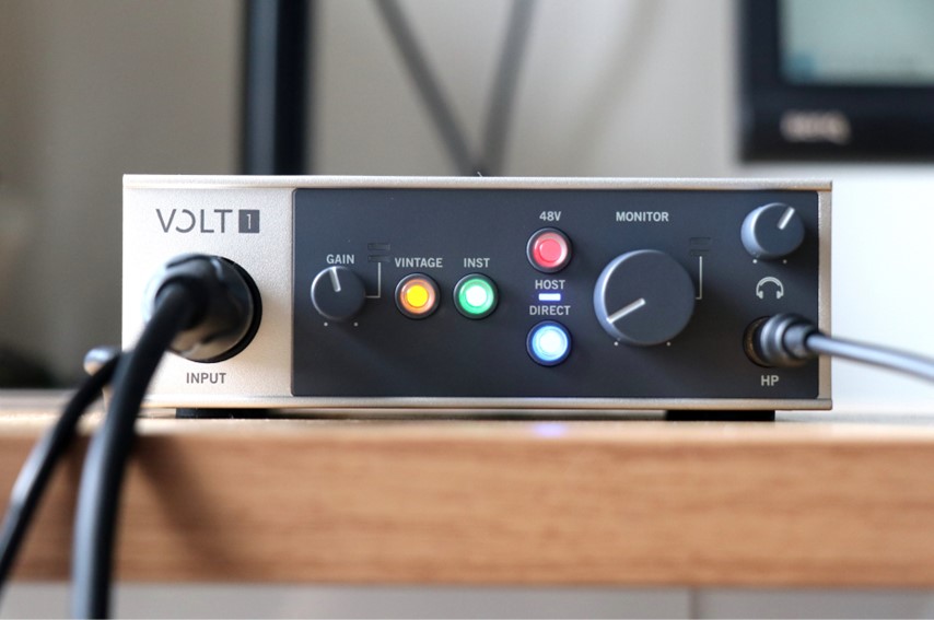 Universal Audio Volt 1をレビュー。ビンテージマイクプリモードがある 