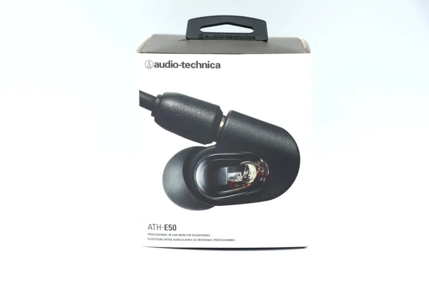 audio technica ATH-E50の外箱