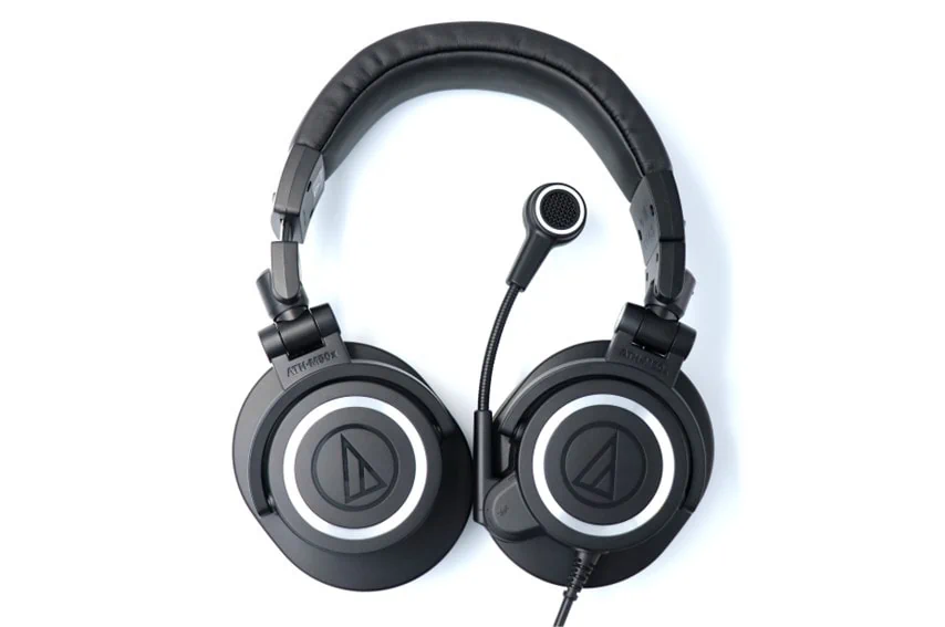 audio technica ATH-M50xSTS-USB 両耳のイヤーカップを90度回転