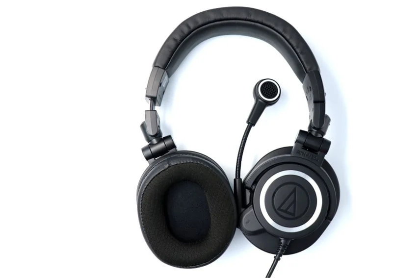 audio technica ATH-M50xSTS-USB 片耳のイヤーカップを反転