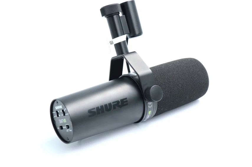 SHURE SM7dB 斜め後ろから撮影